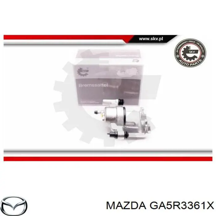 Compre GA5R3361X Mazda Suporte do freio dianteiro direito