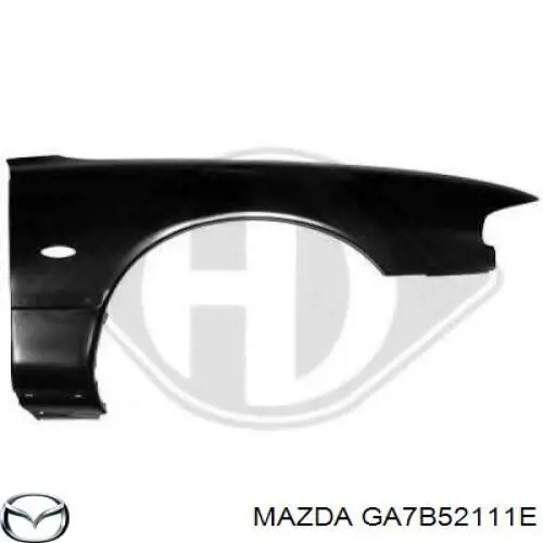 Pára-lama dianteiro direito Mazda 626 IV GE
