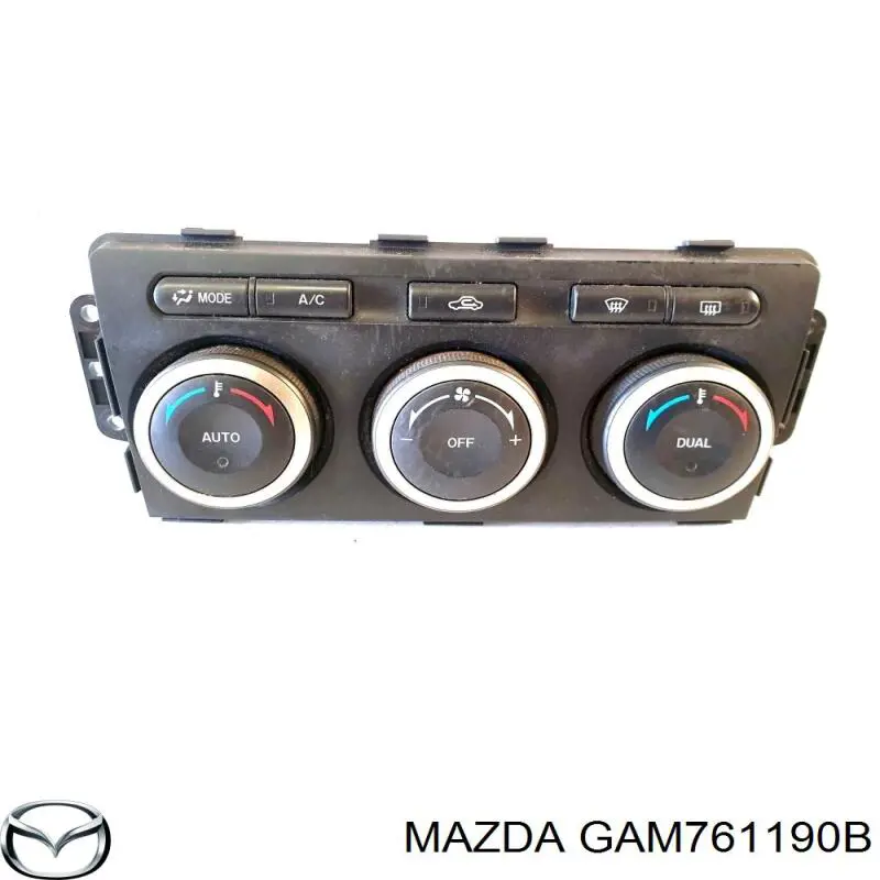 GAM761190B Mazda Unidade de controlo dos modos de aquecimento/condicionamento