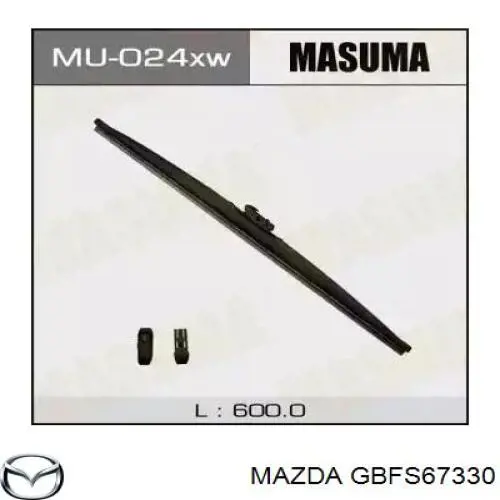 Compre GBFS67330 Mazda Limpa-pára-brisas do pára-brisas de condutor
