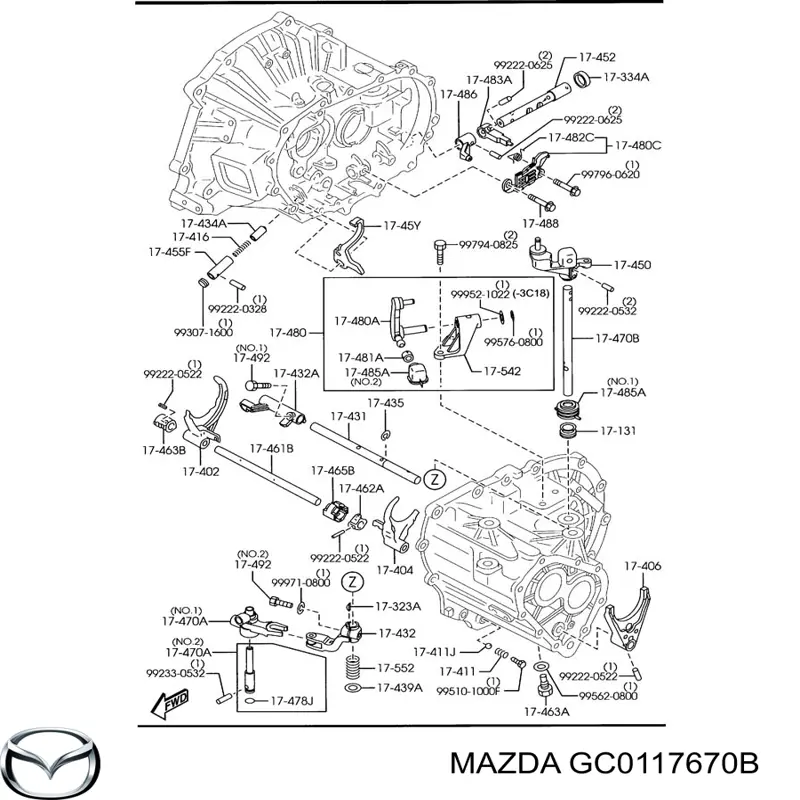  Mazda GC0117670B preço, a partir de  