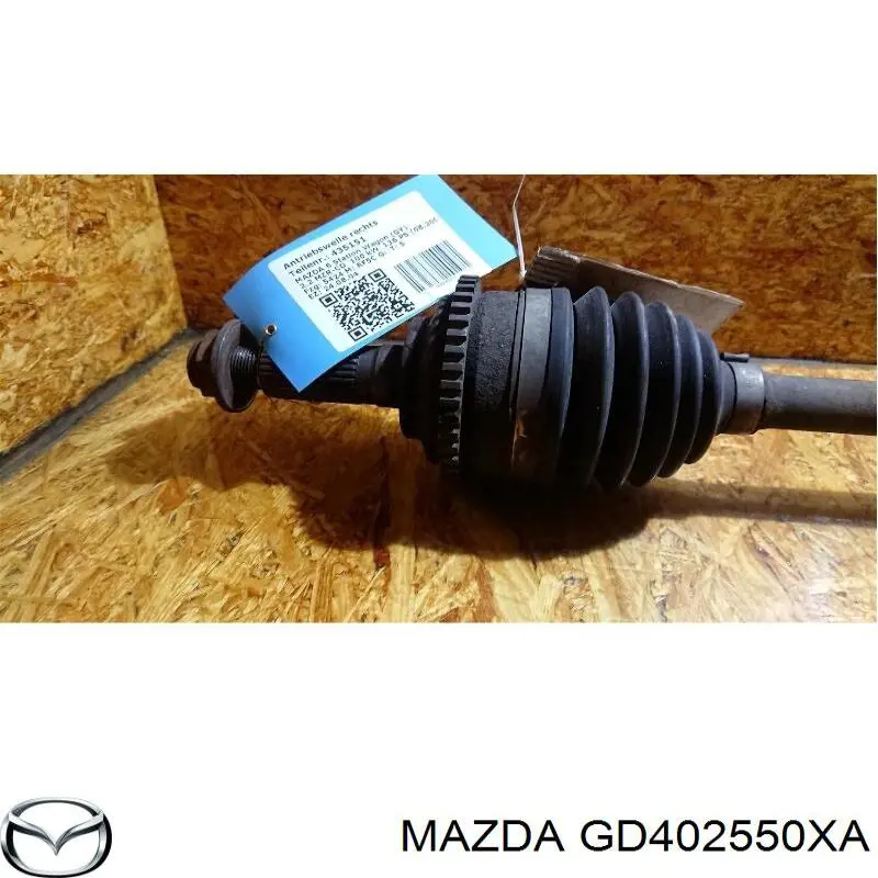 Semieixo (acionador) dianteiro direito Mazda GD402550XA preço, a partir de 95,34 USD