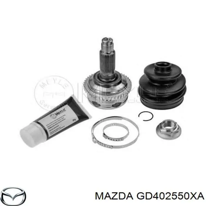 GD402550XA Mazda Semieixo (acionador) dianteiro direito
