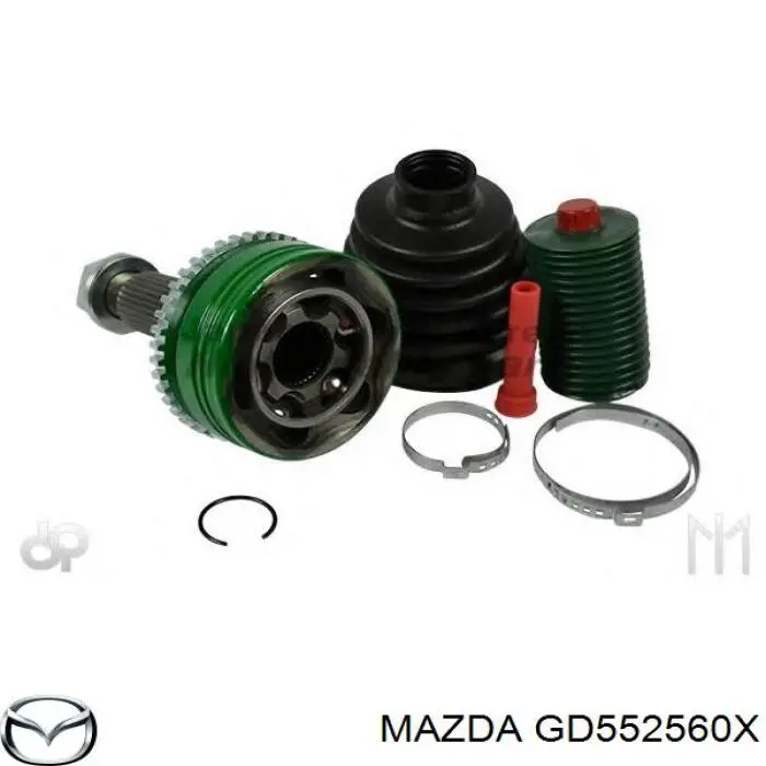 Compre GD552560X Mazda Semieixo (acionador) dianteiro esquerdo