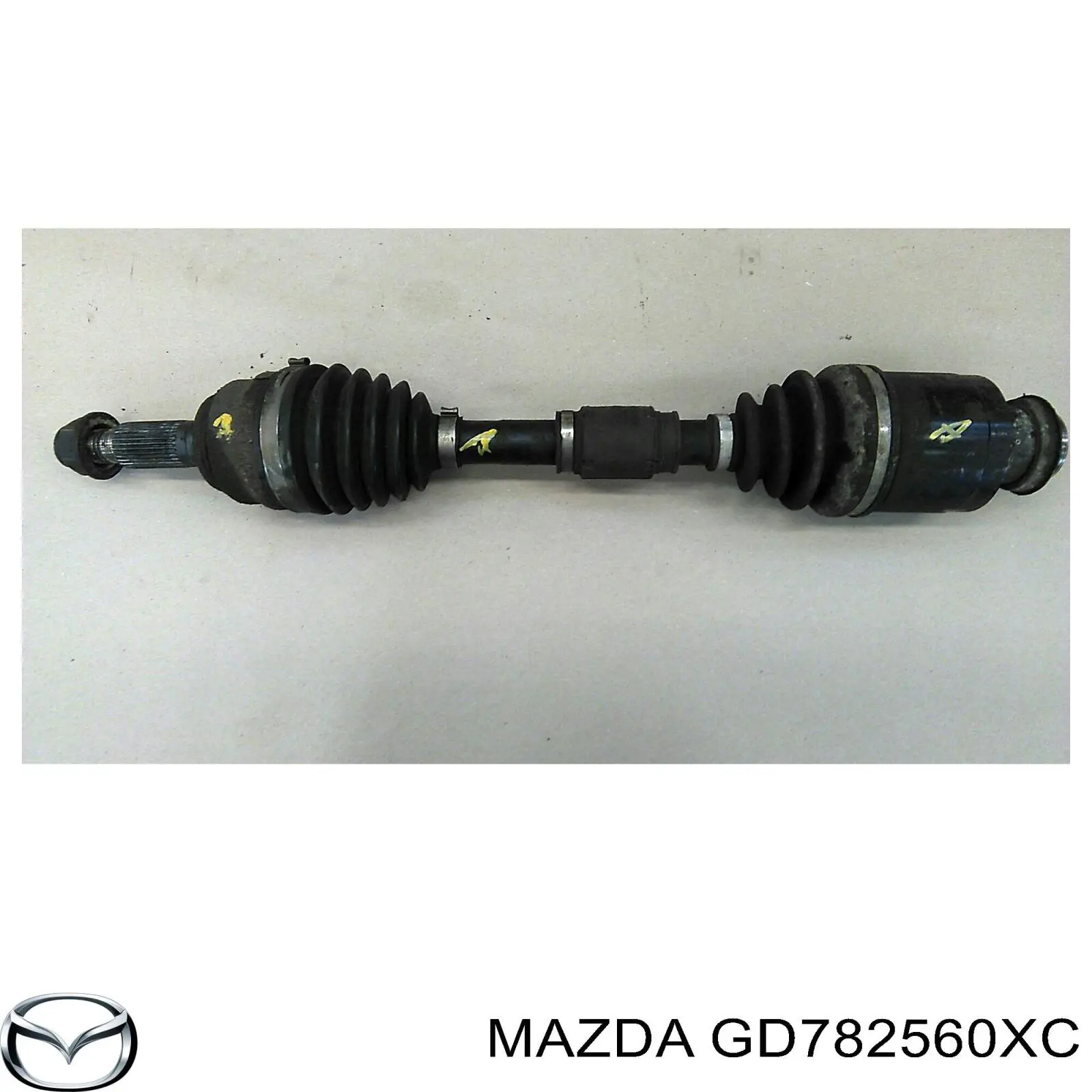 GD782560XC Mazda Semieixo (acionador) dianteiro esquerdo