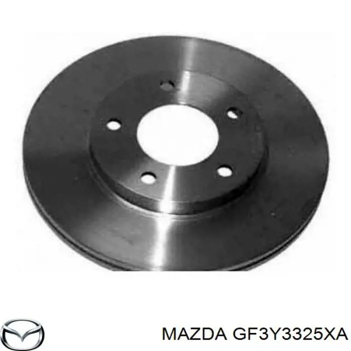 GF3Y3325XA Mazda Disco do freio dianteiro