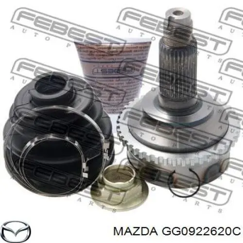 Compre GG0922620C Mazda Junta homocinética interna dianteira direita