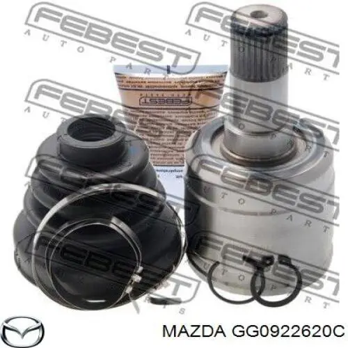 Junta homocinética interna dianteira direita GG0922620C Mazda