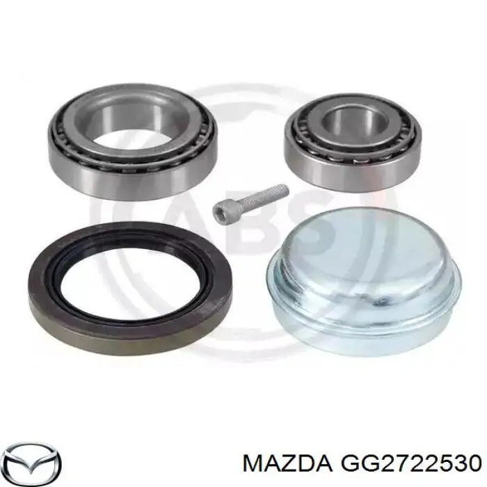 Bota de proteção externa de junta homocinética do semieixo dianteiro GG2722530 Mazda