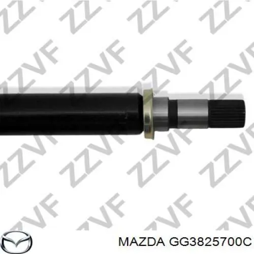 Compre GG3825700F Mazda Veio de acionamento do semieixo intermédio