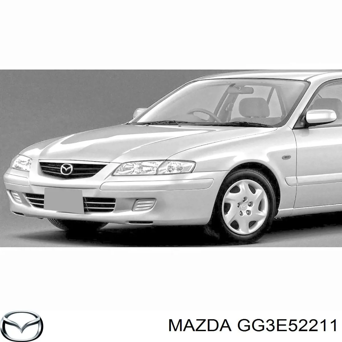 GG3E52211 Mazda Pára-lama dianteiro esquerdo