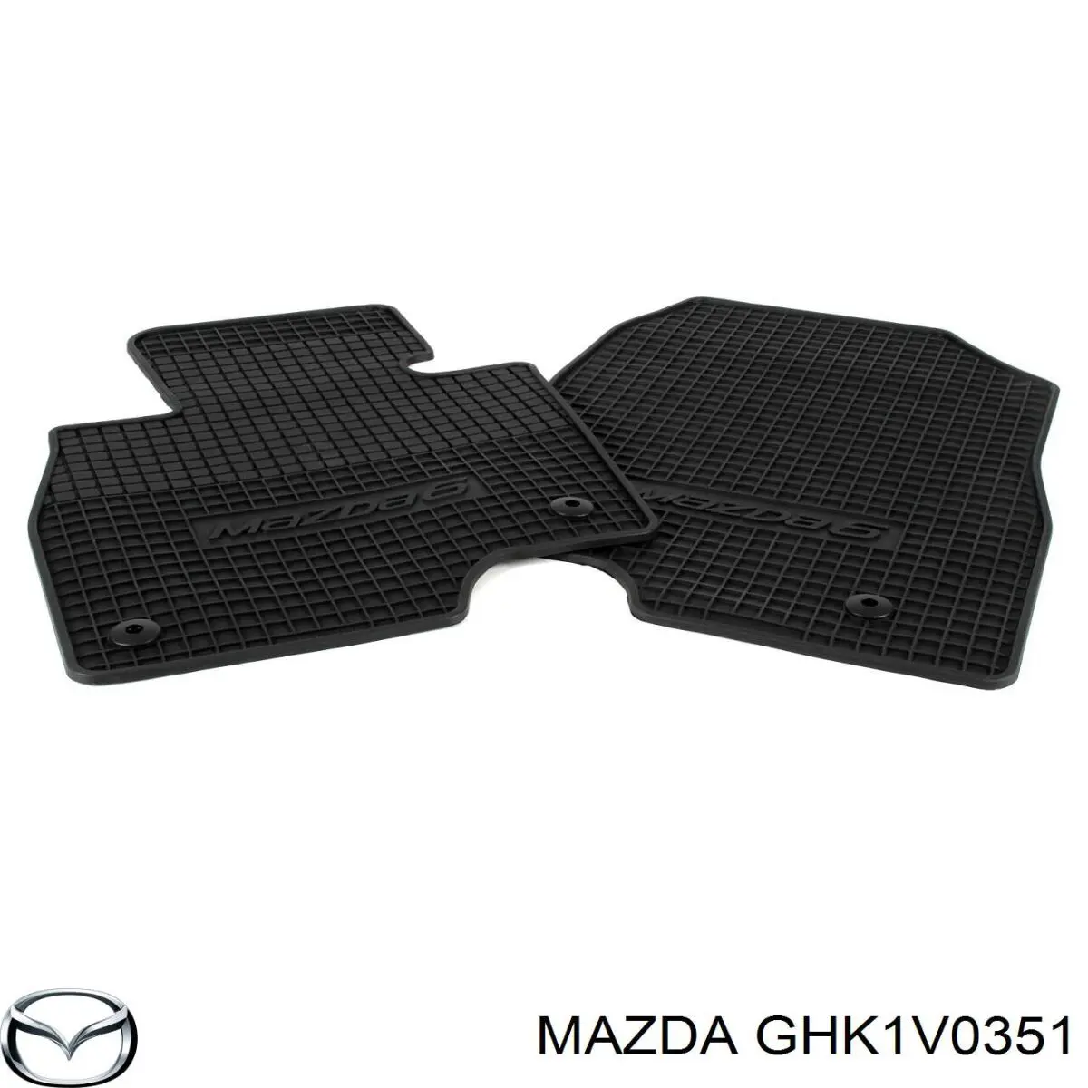 Tapetes dianteiros + traseiros, kit Mazda 6  GJ, GL