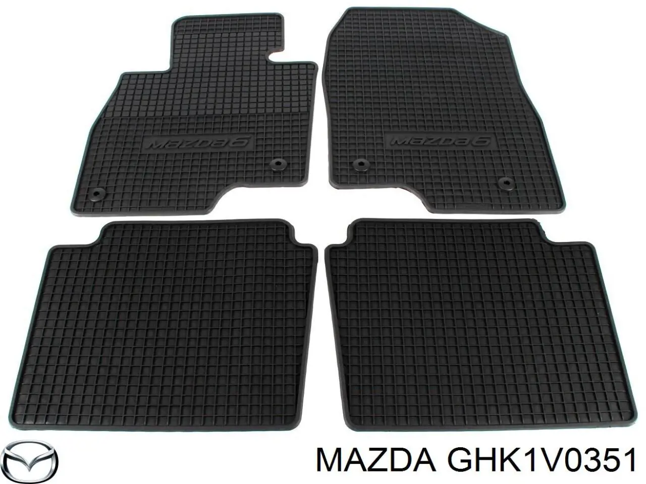 Tapetes dianteiros + traseiros, kit para Mazda 6  GJ, GL