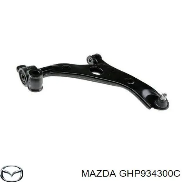 GHP934300C Mazda Braço oscilante inferior direito de suspensão dianteira