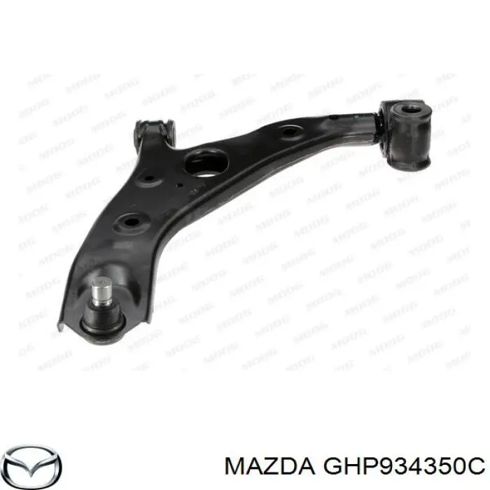 Compre GHP934350C Mazda Braço oscilante inferior esquerdo de suspensão dianteira