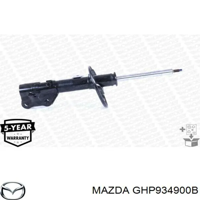 GHP934900B Mazda Amortecedor dianteiro esquerdo