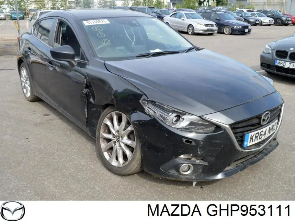 Carcaça de fixação do radiador GHP953111 Mazda