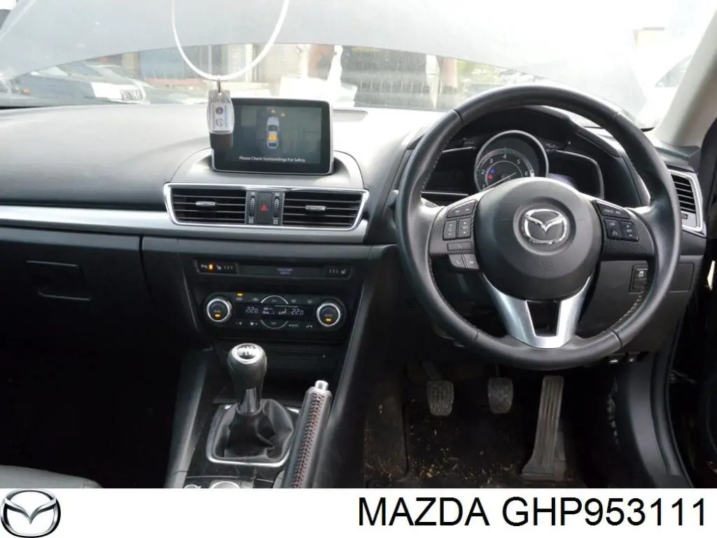 Carcaça de fixação do radiador Mazda GHP953111