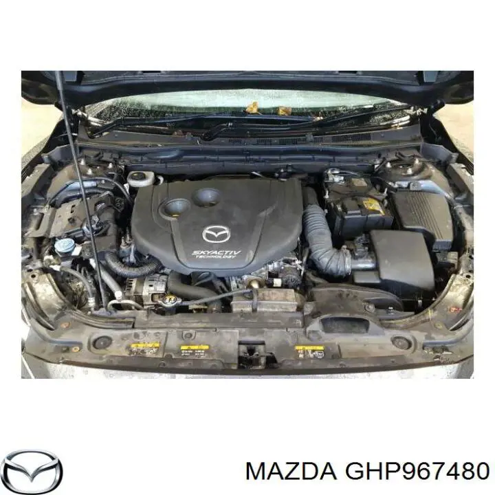 Tanque de fluido para lavador de vidro Mazda GHP967480