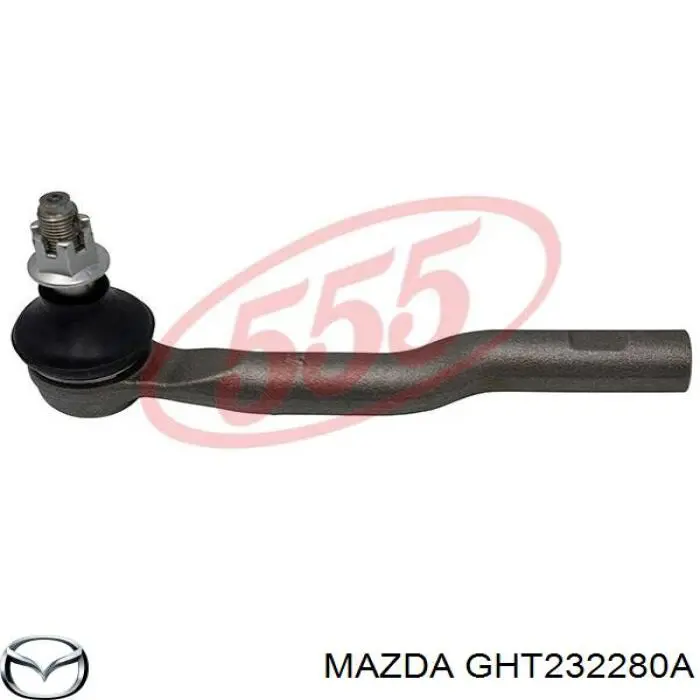 GHT232280A Mazda Ponta externa da barra de direção