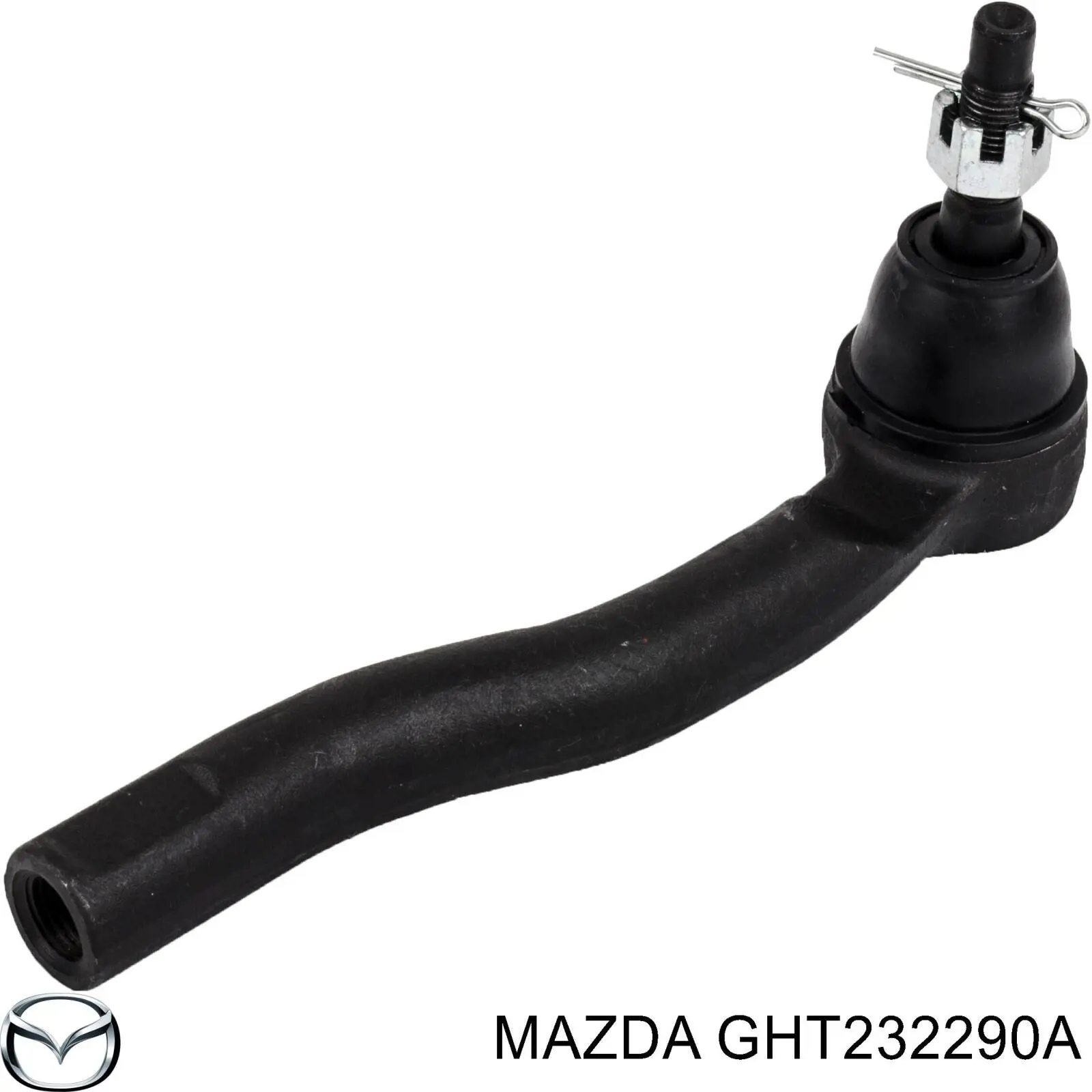 GHT232290A Mazda Ponta externa da barra de direção