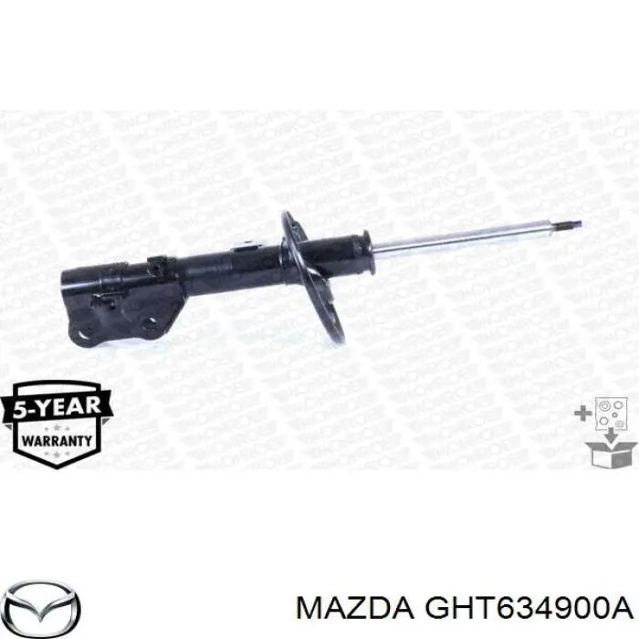 Amortecedor dianteiro esquerdo Mazda GHT634900A preço, a partir de 107,26 USD