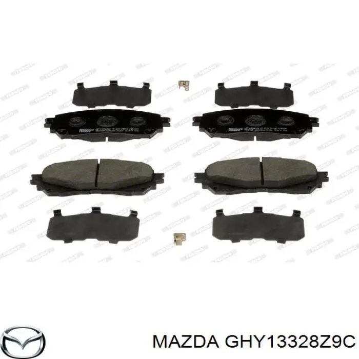 Sapatas do freio dianteiras de disco Mazda GHY13328Z9C preço, a partir de 23,20 USD
