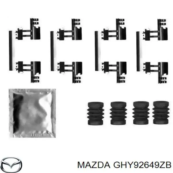 Kit de molas de fixação de sapatas de disco traseiras Mazda GHY92649ZB preço, a partir de 19,61 USD