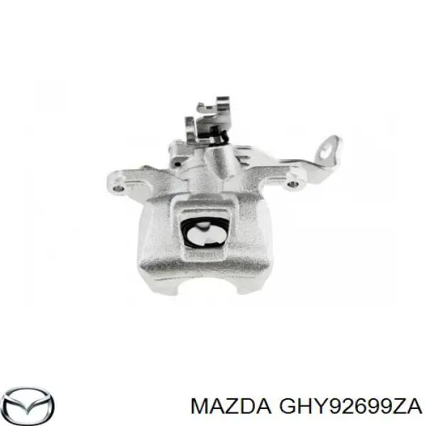 GHY92699ZA Mazda Suporte do freio traseiro esquerdo