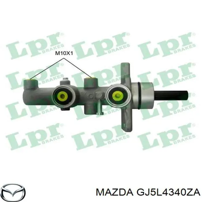 Compre GJ5L4340ZA Mazda Cilindro mestre do freio