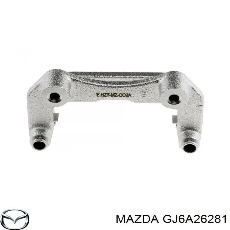 Compre GJ6A26281 Mazda Braçadeira do freio de suporte traseiro