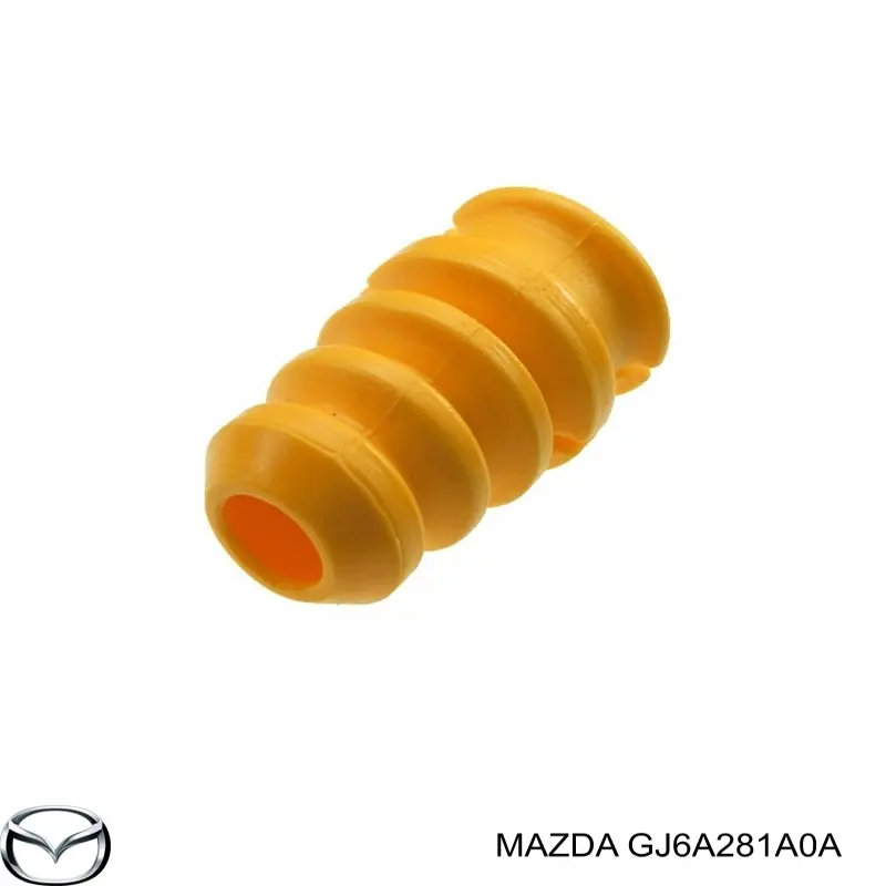 Compre GJ6A281A0A Mazda Grade de proteção da mola traseira