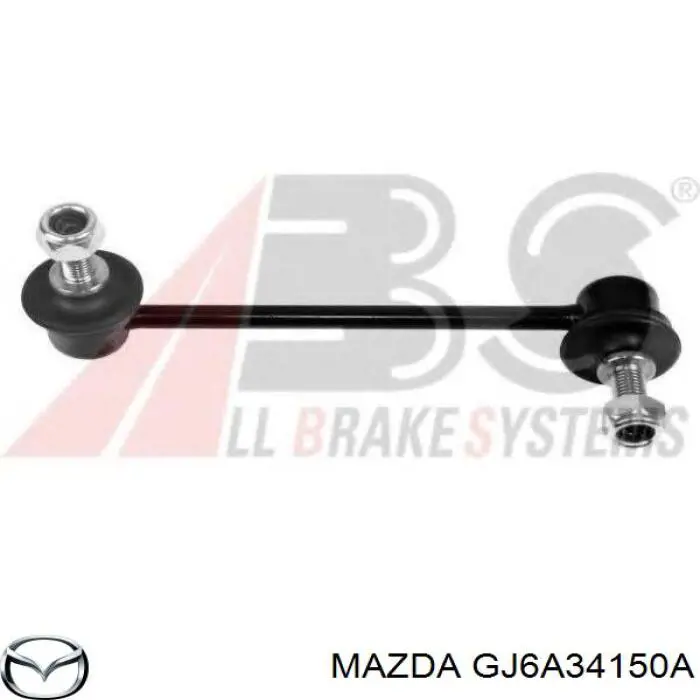 Compre GJ6A34150A Mazda Montante direito de estabilizador dianteiro