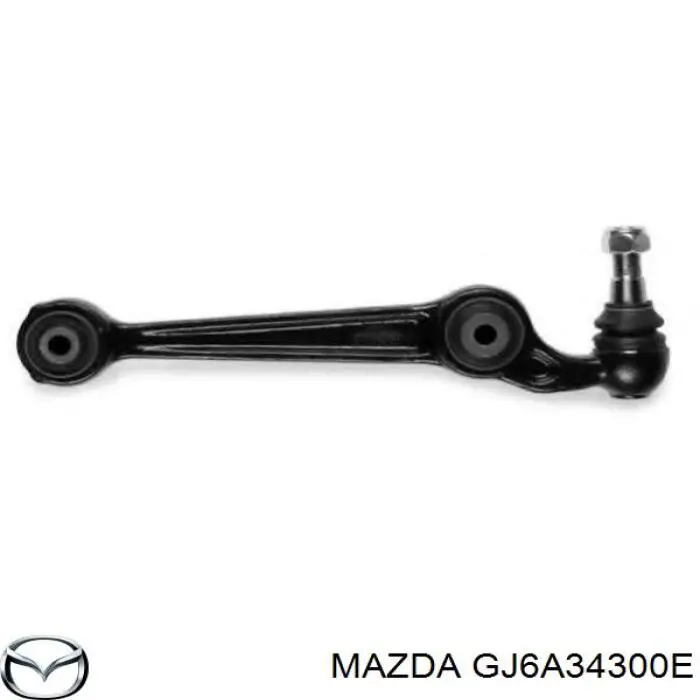 GJ6A34300E Mazda Braço oscilante inferior esquerdo/direito de suspensão dianteira