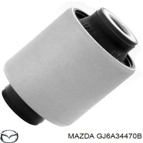 Compre GJ6A34470B Mazda Bloco silencioso dianteiro do braço oscilante inferior