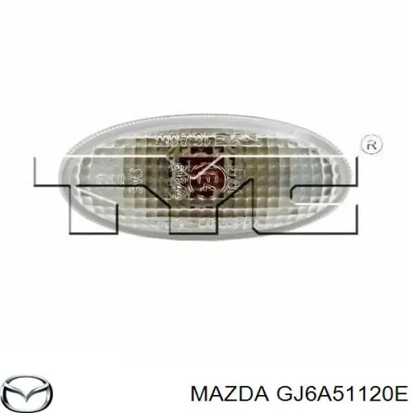 Luz intermitente no pára-lama Mazda GJ6A51120E preço, a partir de 38,17 USD