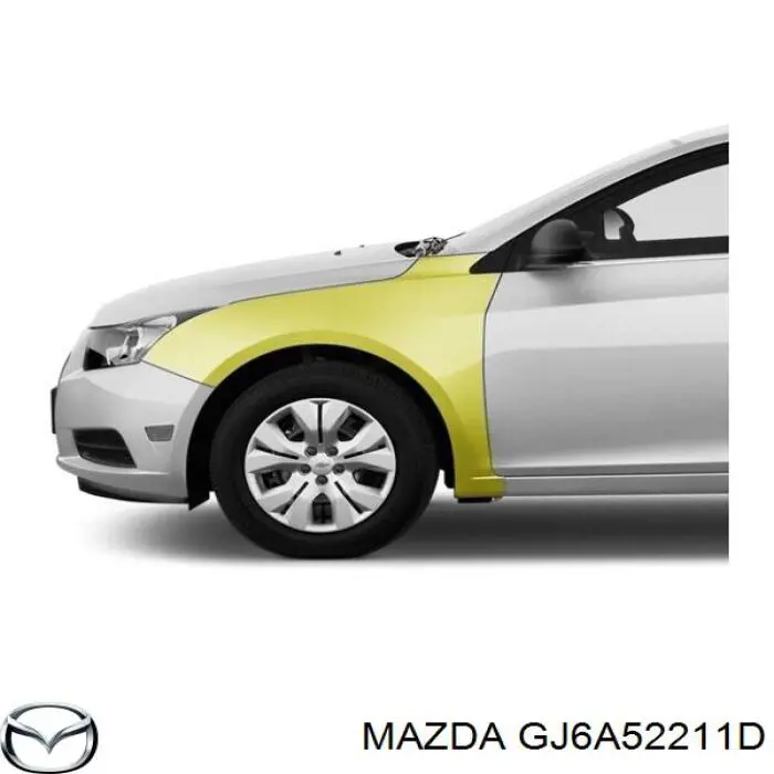Pára-lama dianteiro esquerdo Mazda GJ6A52211D preço, a partir de 104,38 USD
