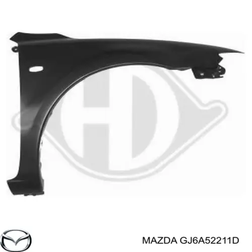 GJ6A52211D Mazda Pára-lama dianteiro esquerdo