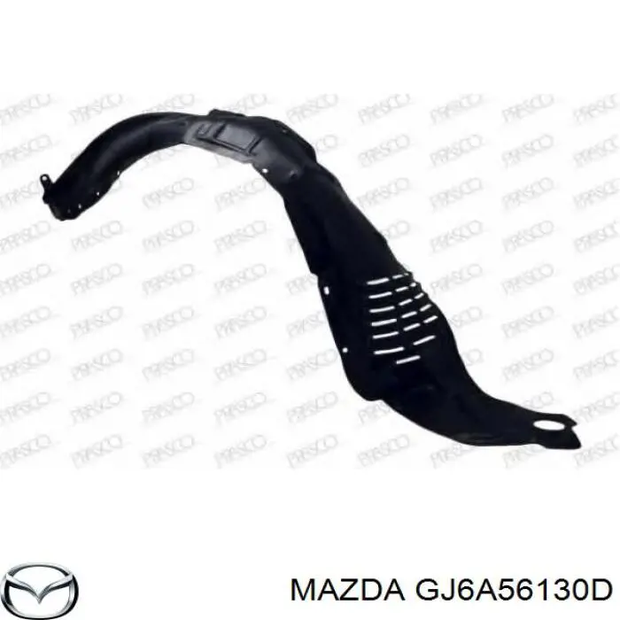 Guarda-barras direito do pára-lama dianteiro Mazda GJ6A56130D preço, a partir de 19,78 USD
