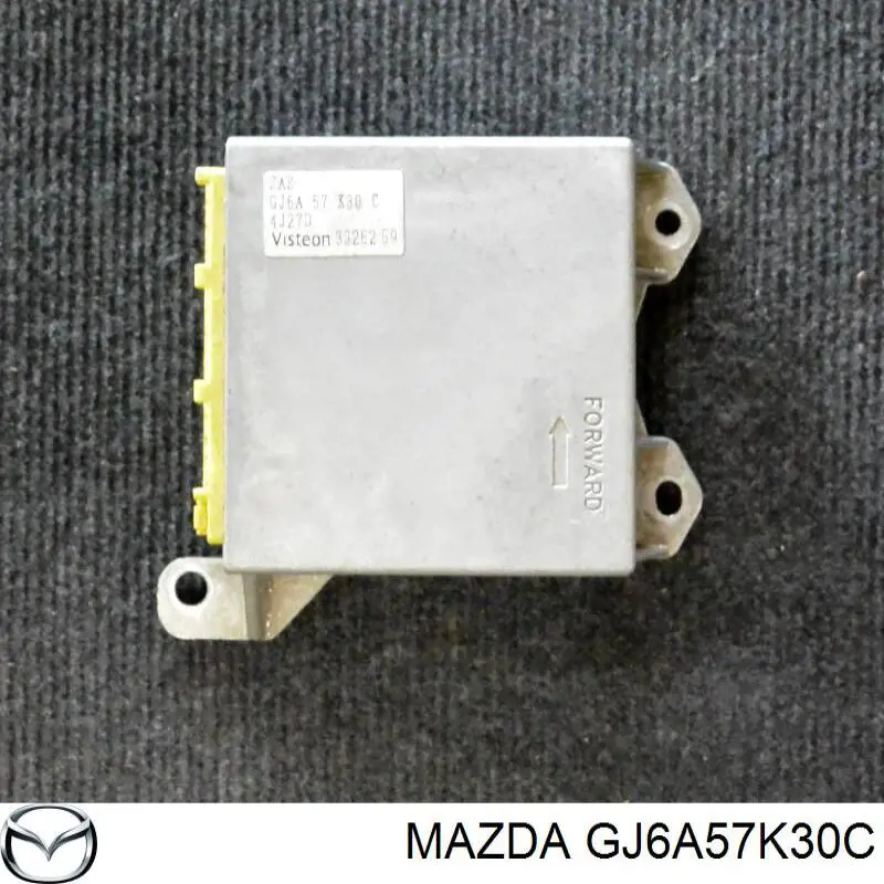 Compre GJ6A57K30C Mazda Módulo processador de controlo da bolsa de ar (Centralina eletrônica AIRBAG)