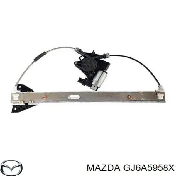 GJ6A5958XD Mazda Motor de acionamento de vidro da porta dianteira esquerda