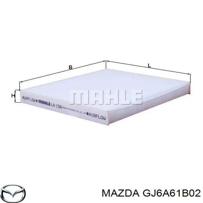 Caixa de forno montado Mazda GJ6A61B02 preço, a partir de  