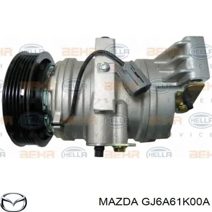GJ6A61K00A Mazda Compressor de aparelho de ar condicionado