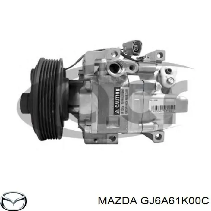 GJ6A61K00C Mazda Compressor de aparelho de ar condicionado