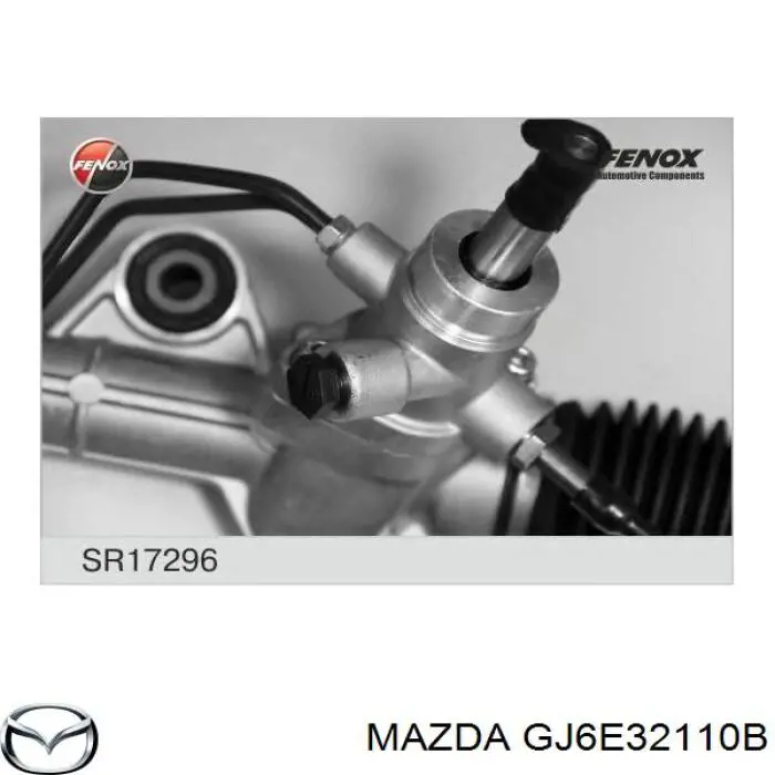 GJ6E32110B Mazda Cremalheira da direção