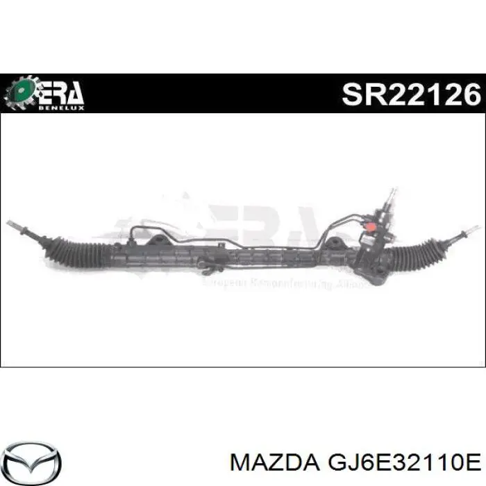 GJ6E32110E Mazda Cremalheira da direção