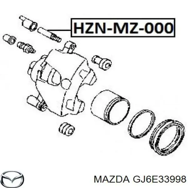 Guia de suporte dianteiro Mazda GJ6E33998 preço, a partir de 5,98 USD