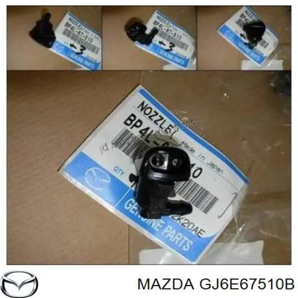 Injetor esquerdo de fluido para lavador de pára-brisas Mazda GJ6E67510B preço, a partir de 71,55 USD