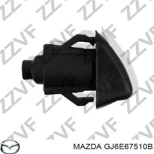 GJ6E67510B Mazda Injetor esquerdo de fluido para lavador de pára-brisas