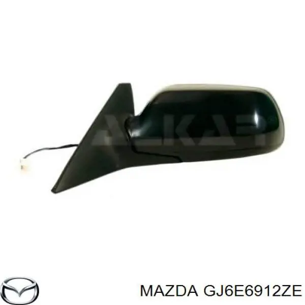 Espelho de retrovisão direito Mazda GJ6E6912ZE preço, a partir de 62,99 USD